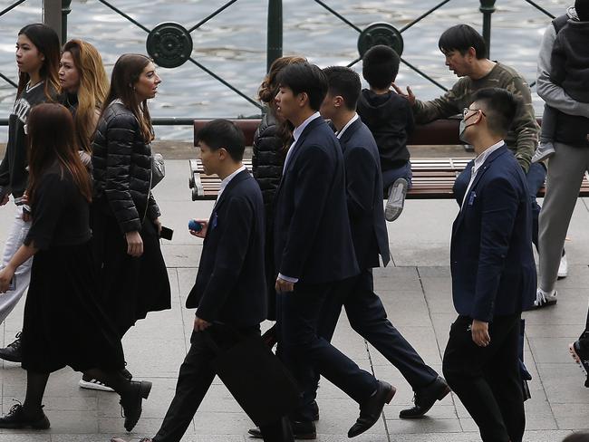 SYDNEY, AUSTRALIA - NewsWire Photos JULY 17, 2024:  Pedestrians at Circular Quay  in the Sydney CBD. The Australian Bureau of Statistics, (ABS) releases it's latest job figures tomorrow.  Picture: NewsWire / John Appleyard