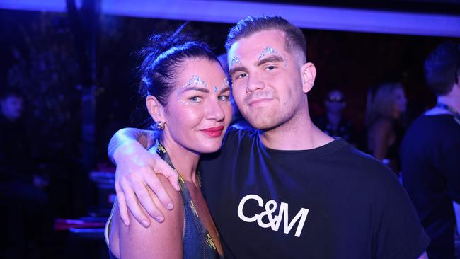 Mellisa Ribic and Kyle James at the Out 2 Lunch Festival 2025 on Saturday at Broadwater Parklands Southport for Gold Coast at Large. Picture, Portia Large.