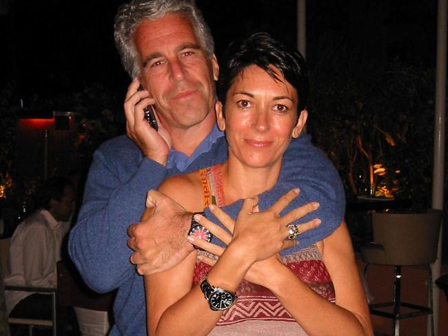 Jeffrey Epstein and Ghislaine Maxwell. Picture: Handout/US District Court for the Southern District of New York/AFP