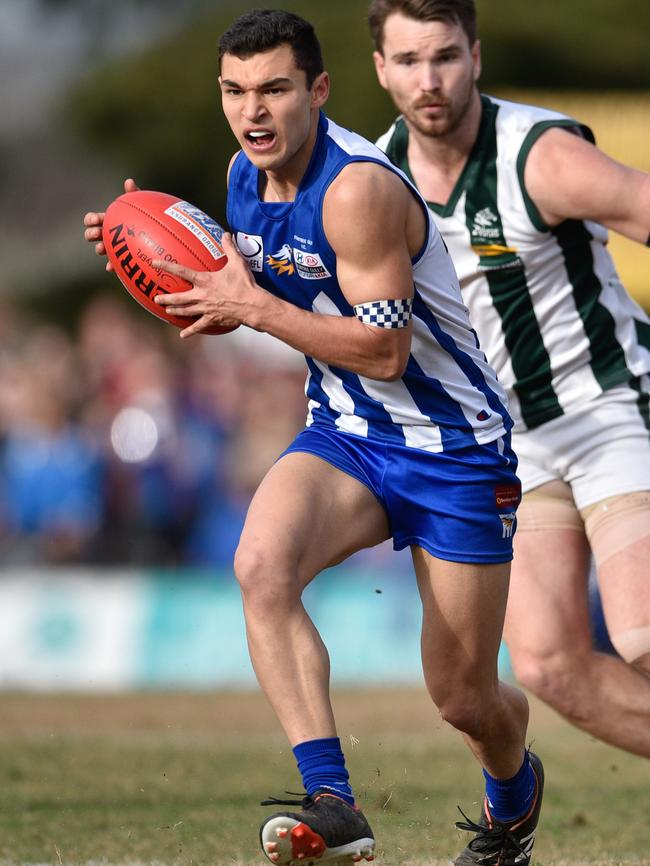 Andrew Cavarra continues to emerge at Ferntree Gully. Picture: Christopher Chan