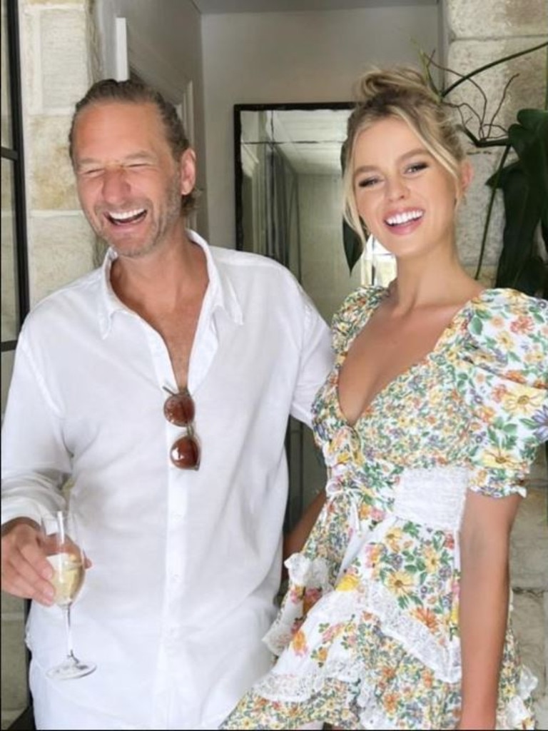 Billionaire Justin Hemmes and partner Madeline Holtznagel. Picture: Instagram