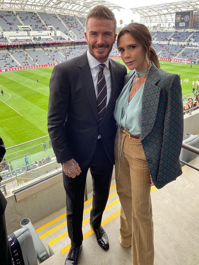 Bodyguard Wayne Mattei previously worked with David Beckham (pictured with his wife Victoria) Source - https://www.instagram.com/victoriabeckham/