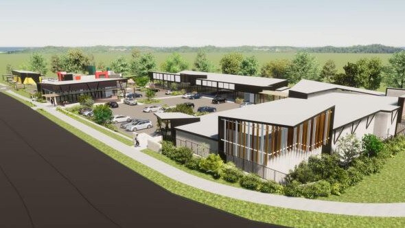 A development application for a new dining hub in Richlands will include a KFC and three other restaurants. Picture: PD Online/Pod Development