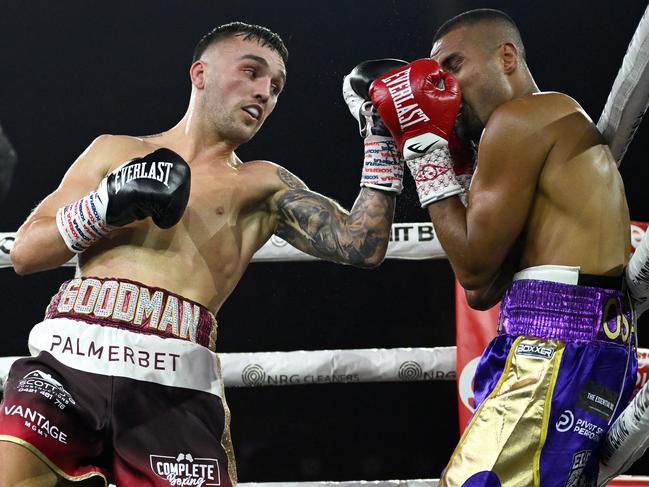 Goodman most recently stopped Mark Schleibs in Wollongong in March. Picture: No Limit Boxing.