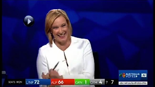 'Suck on that, Kerry O'Brien' : Leigh Sales cracks up ABC election panel