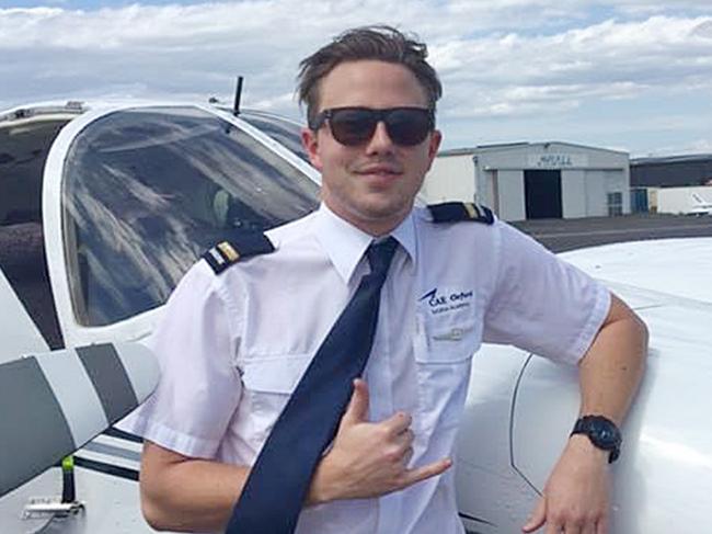 30-year-old QantasLink pilot Harry Allchin died suddenly this week. Photo: Supplied.