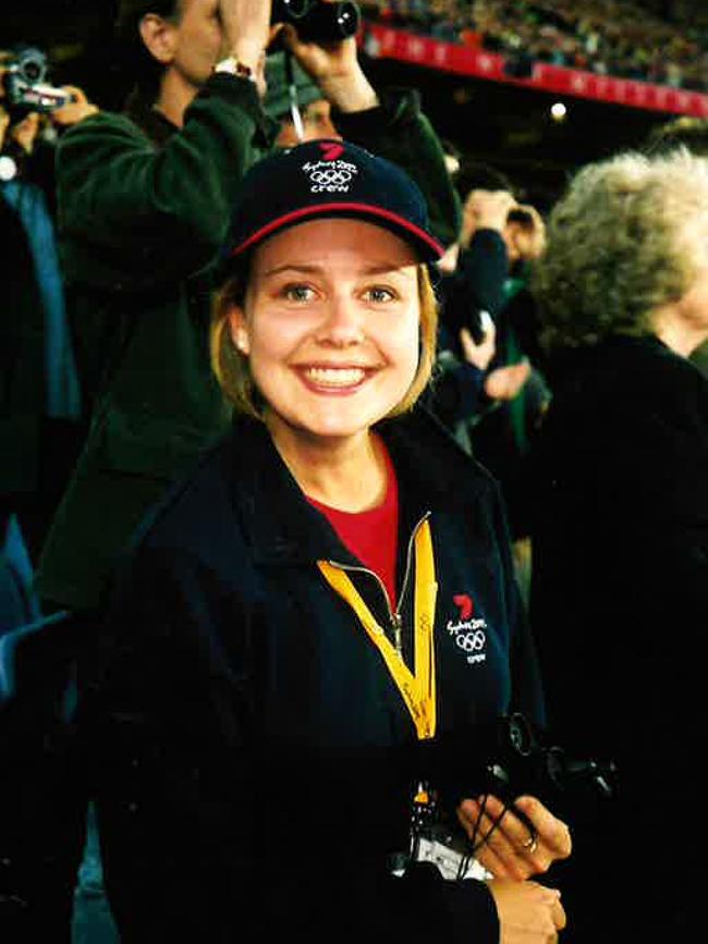 Jess Adamson all smiles at the 2000 Sydney Olympics. Picture: Supplied