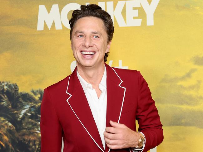 Braff at the Bad Monkey premiere im LA earlier this month. Picture: Monica Schipper/Getty Images