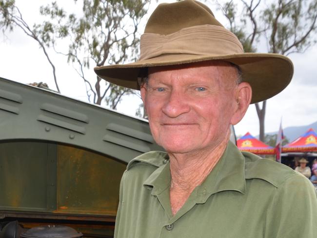 Townsville man George Sellen with his 1945 Dodge weapons carrier.