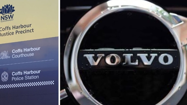 A Volvo driver was violently attacked in a 