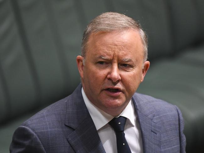 Opposition Leader Anthony Albanese said we are headed for a $1 trillion debt. Picture: AAP