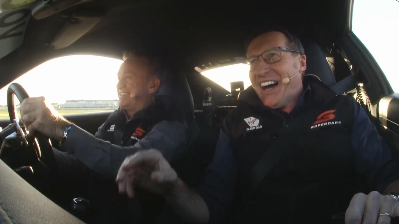 Russell Ingall took Mark Skaife for a fast lap of The Bend for Supercars Trackside.