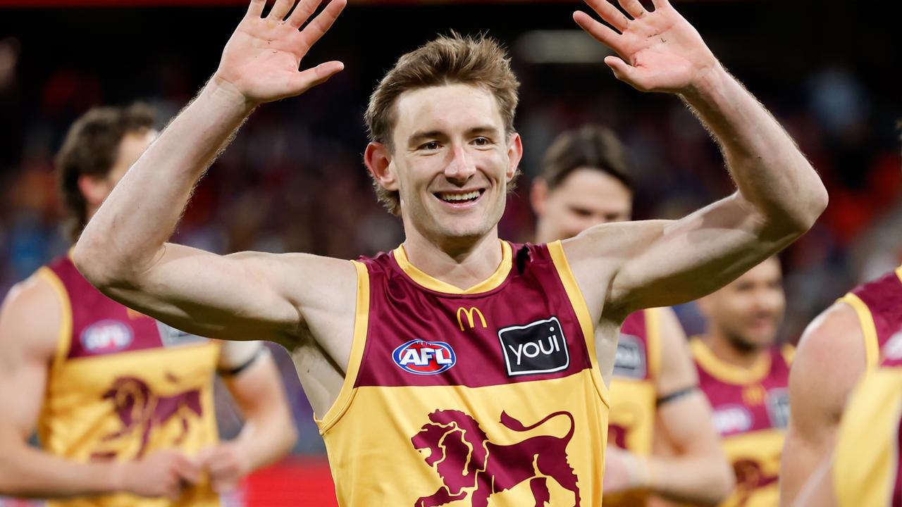 Brisbane Lions co-captain Harris Andrews has signed a contract extension on the eve of the preliminary final. Picture: Dylan Burns/AFL Photos via Getty Images