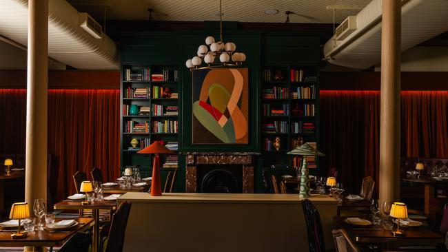 The visually striking main dining room in the ground floor brasserie. Picture: Dexter Kim