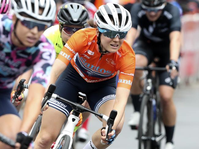 CYCLING - WOMENS TOUR DOWN UNDER - CITY CIRCUIT. Overall winner Ruth Winder  riding for Trek Segafredo Picture SARAH REED