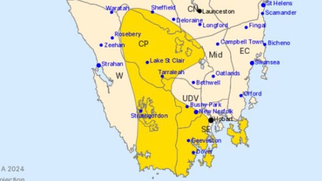 The Bureau of Meteorology has issued a severe weather warning for damaging winds expected to lash parts of the state. Picture: Bureau of Meteorology