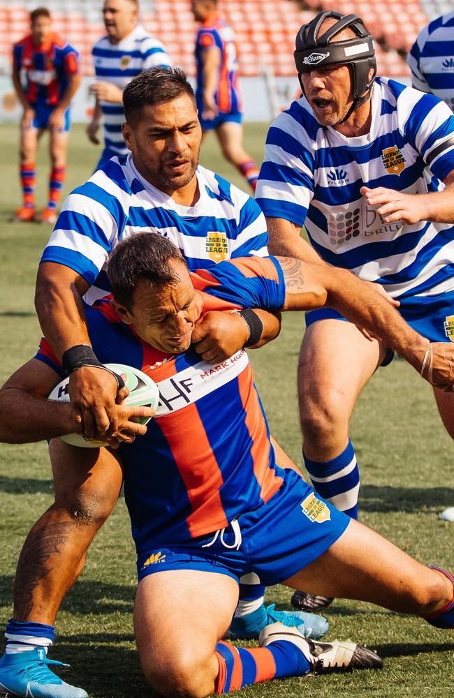 Matt Utai was one of many stars on show. Picture: Lachlan Campbell