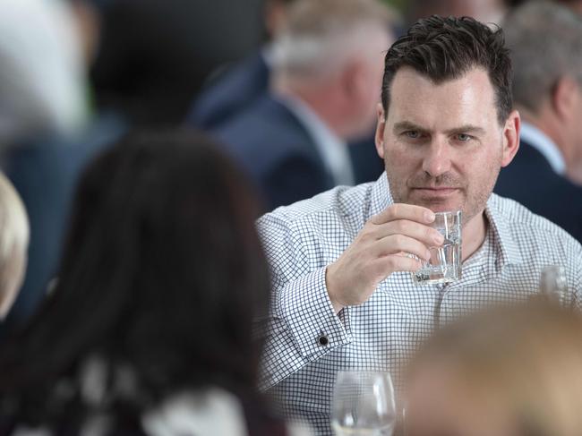 Luke Martin during the TICT luncheon at Hobart. Picture Chris Kidd