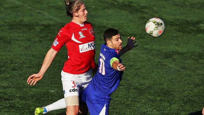 Manly United skipper Brendan Cholakian.