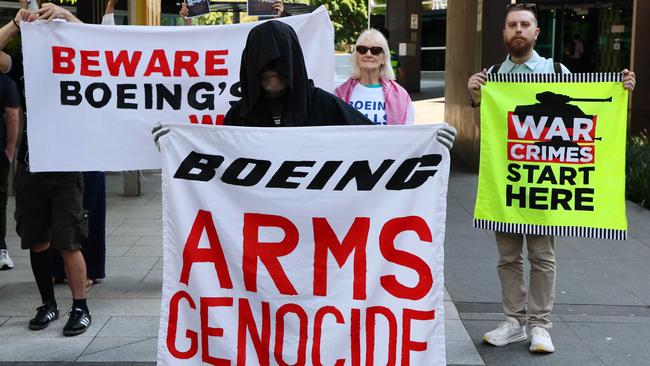 Supporters of Margaret Pestorius and Dave Sprigg at the Brisbane Magistrates Court. Picture: NewsWire/Tertius Pickard