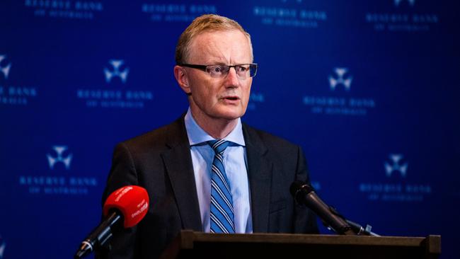 Reserve Bank governor Philip Lowe. Picture: James Brickwood