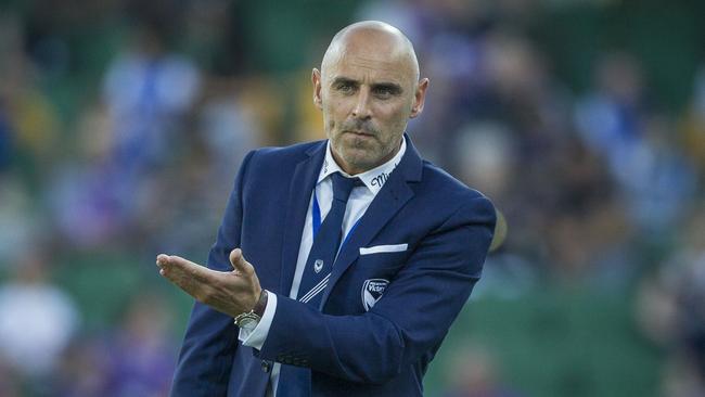 Melbourne Victory's head coach, Kevin Muscat.