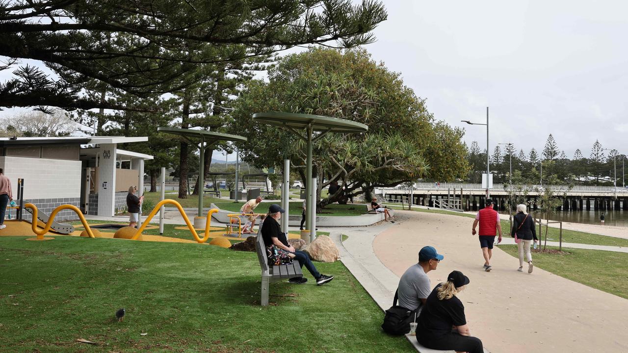 The Tallebudgera boardwalk will be opening by the end of August. Some of the works already completed. Picture Glenn Hampson