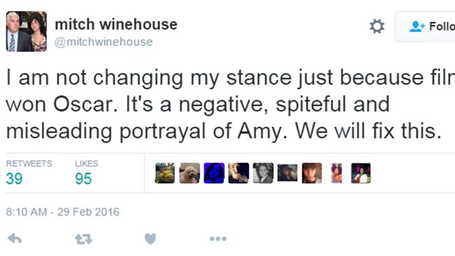 Mitch’s angry tweet.