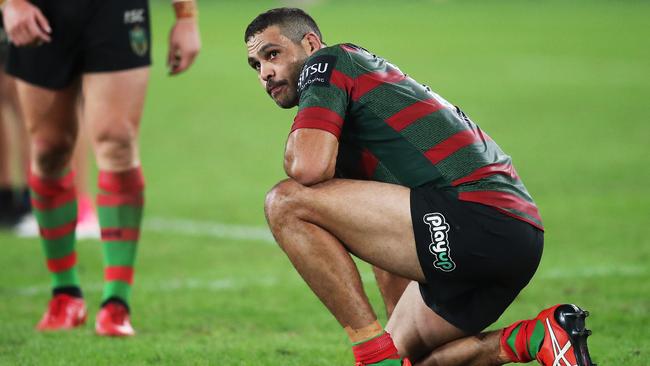 Greg Inglis after losing his 250th NRL match Picture. Phil Hillyard