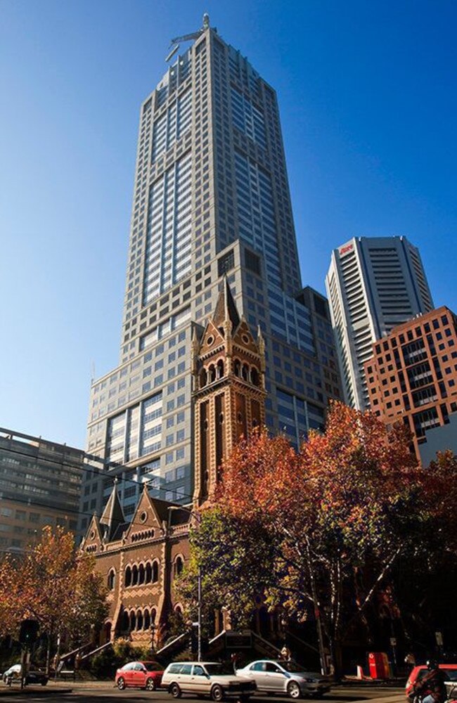 120 Collins Street is an art-deco building that is home to some of the world’s biggest companies. Picture: HWT Library.