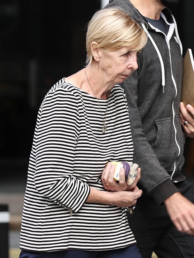 Sandra Balfour arrives at Brisbane Supreme and Districts Courts. Picture: Tara Croser.