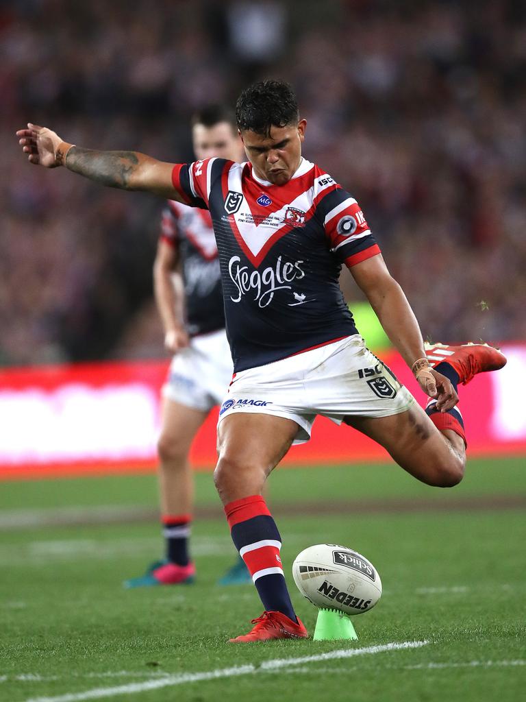 Latrell Mitchell could hurt SuperCoaches if he doesn’t kick goals at the Rabbitohs. Phil Hillyard