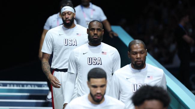 Team USA has to balance stars and role players. (Photo by Thomas COEX / AFP)