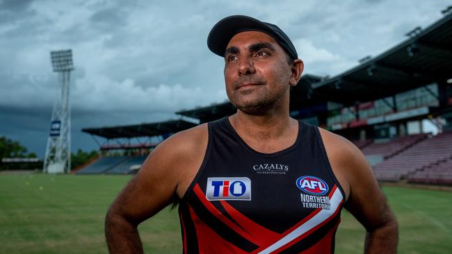 Chris Baksh coached the NTFL rep side upon its return in 2021. Picture: Che Chorley