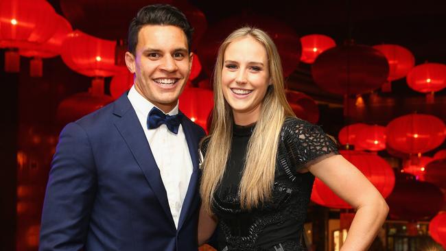 Ellyse Perry and her husband, Wallabies star Matt Toomua.