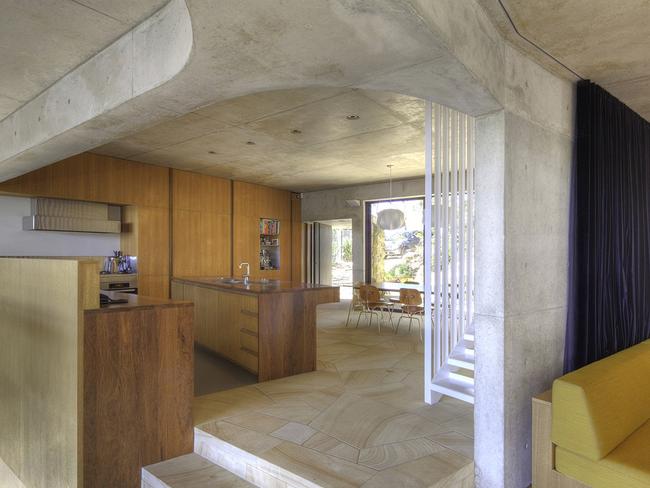 Inside the incredible Castlecrag House. Picture: Neeson Murcutt Architects