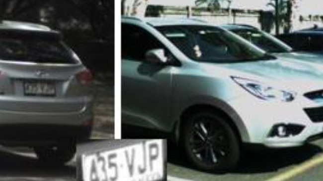 The silver Hyundai iX35 used by the three youth to travel to Kefu’s home was stolen earlier that morning. Picture: Police.