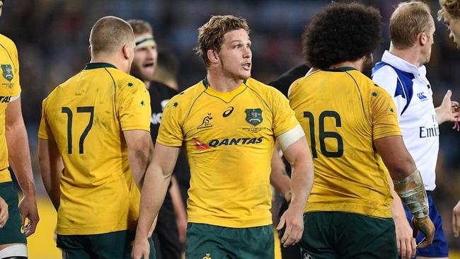 Michael Hooper and his backrow partners must step up to the international plate.
