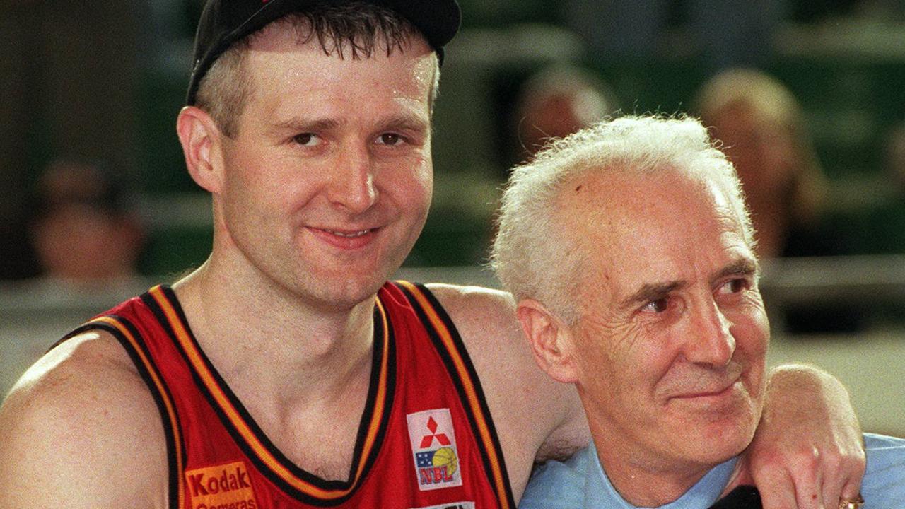 Basketball legend Andrew Gaze and his family attend the Dancing