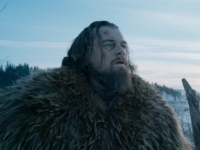 Leonardo DiCaprio plays Hugh Glass in Oscar-nominated film, The Revenant. Picture: AP
