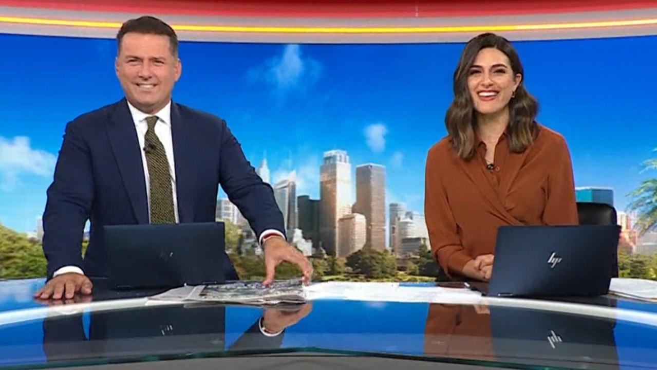 Karl Stefanovic new co-host: Amelia Adams fills in for Allison Langdon