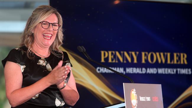 Herald and Weekly Times chairman Penny Fowler. .