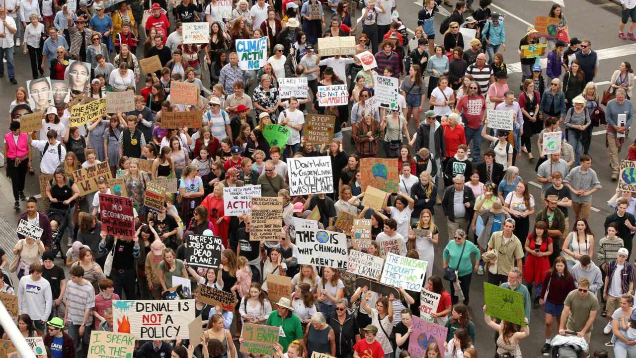 Climate strike march coverage "a little bit silly"