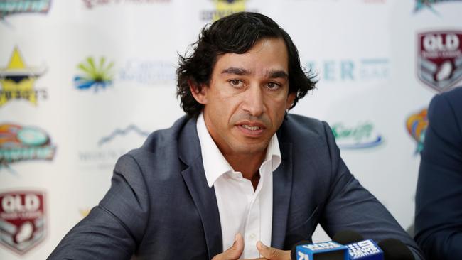 NRL legend Johnathan Thurston in Cairns on Tuesday. PICTURE: STEWART McLEAN