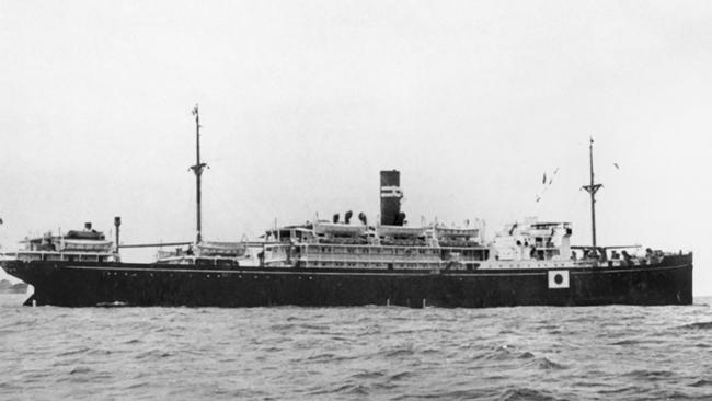 The Japanese passenger ship MV Montevideo Maru. Picture: Australian War Memorial