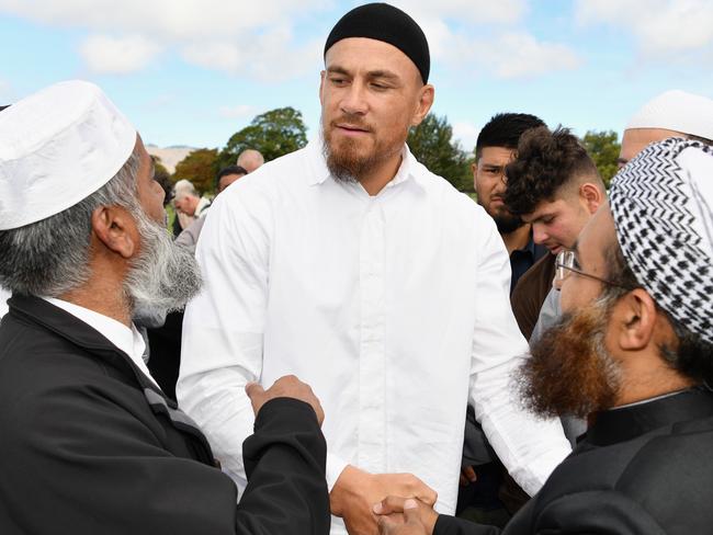 Sonny Bill Williams is a devout Muslim and said the religion has played a huge role in his life. Picture: Kai Schwoerer/Getty Images