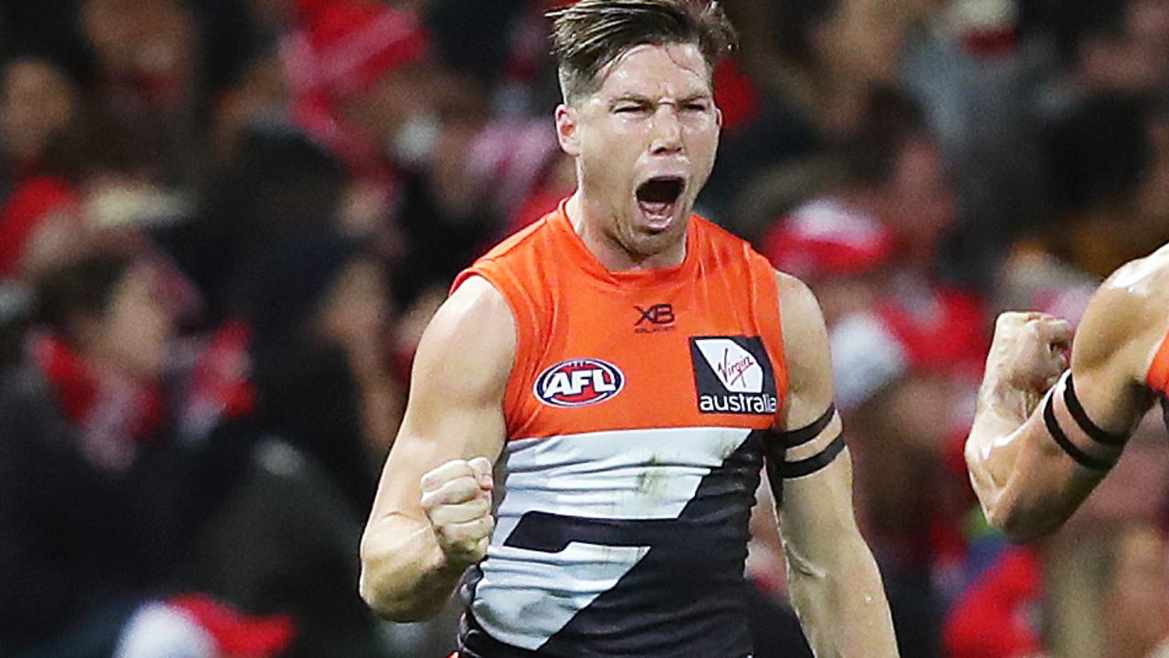 AFL 2018: Toby Greene kick video, GWS Giants vs Sydney Swans | news.com ...