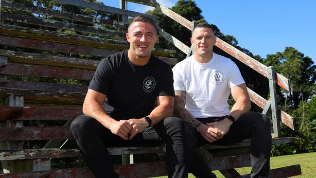 Brothers Sam and Luke Burgess are also business partners. Picture: Frank Redward