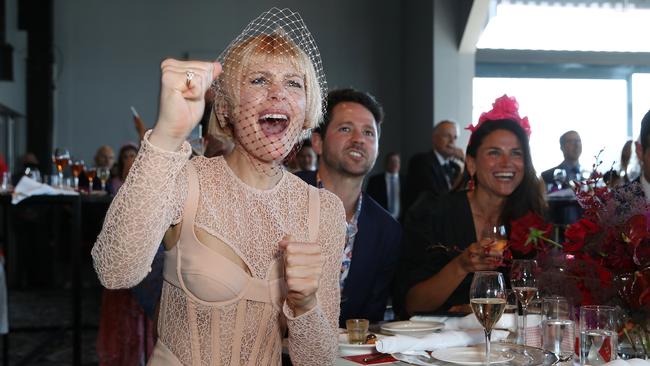 Kate Peck at the GH Mumm lunch at Pier One in Sydney. Picture: David Swift