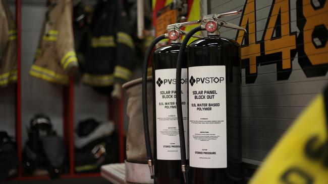 PVStop chief executive Jim Foran says his company leads the world with technology for making solar panels safe after a fire.